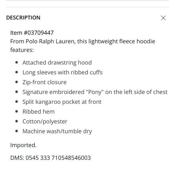 Polo Ralph Lauren zip up fleece jacket size large - Picture 8 of 8